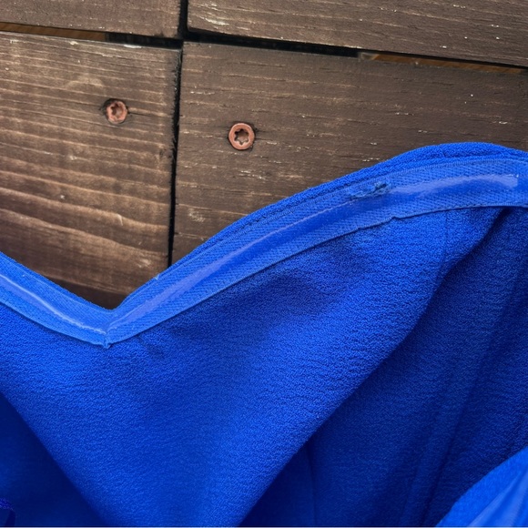 Dress The Population Electric Blue Cocktail Sheath Dress Sz Small - Picture 8 of 8